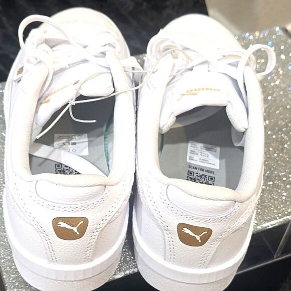 Puma Jada DBoss Sneakers- White/Team Gold - Picture 9 of 9